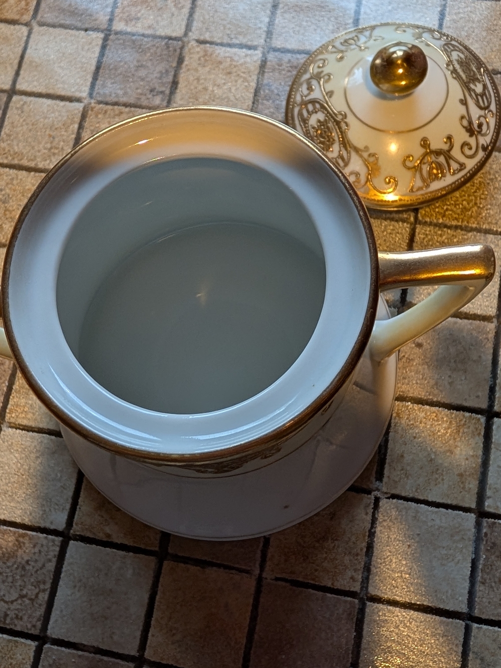 Vintage Nippon White and Gold demitasse set - Picture 8 of 9